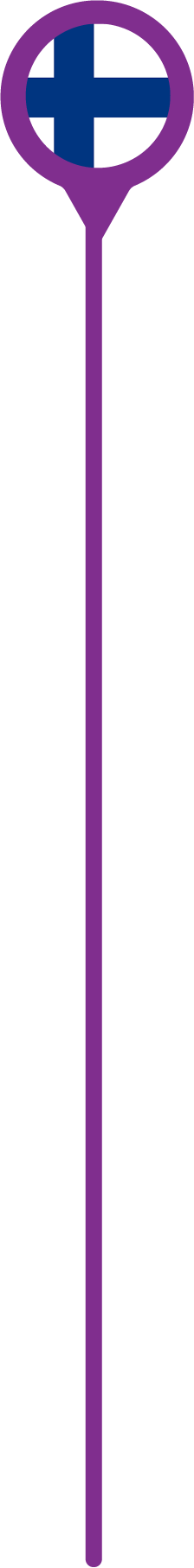 a purple line on a black background